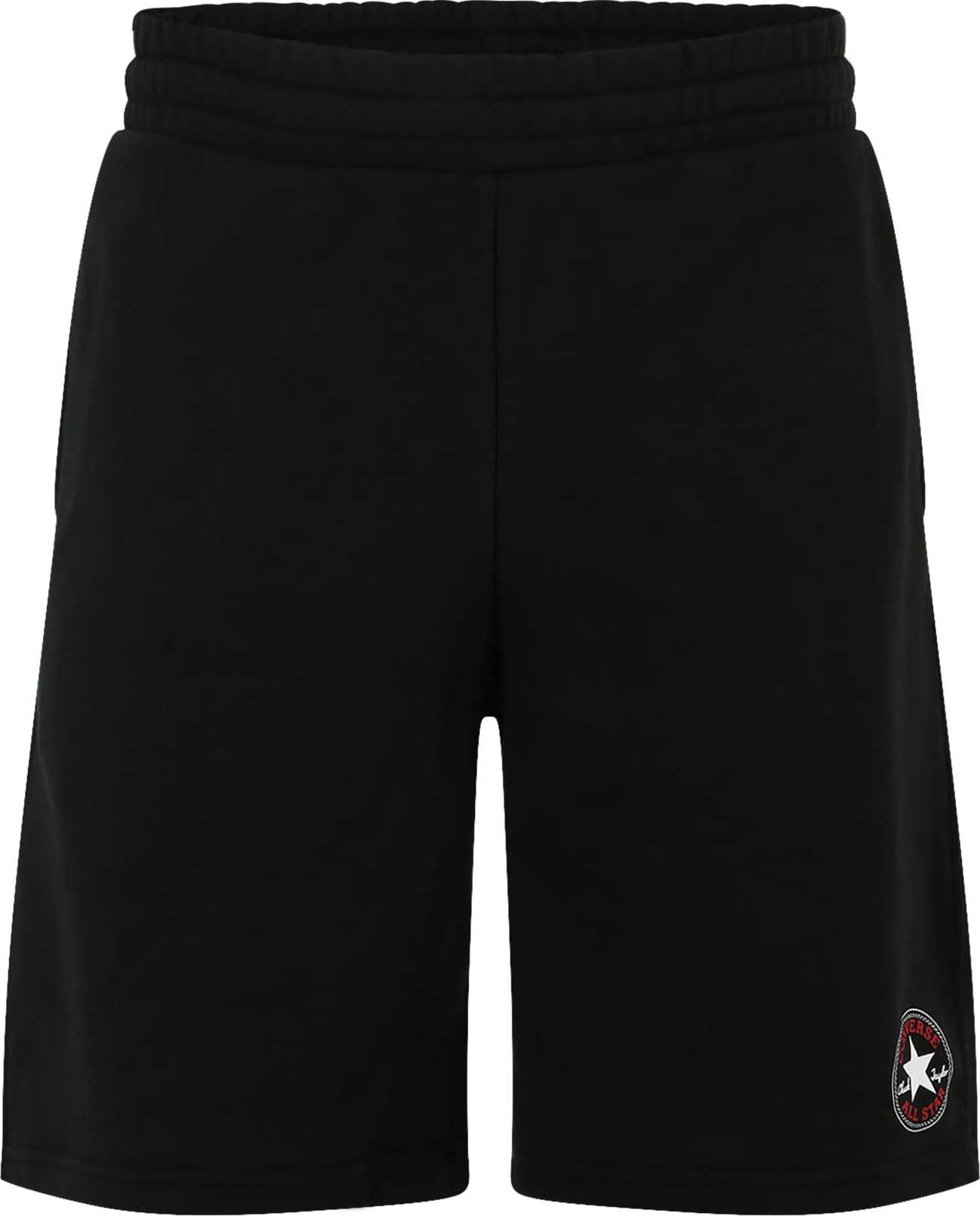 CONVERSE Kalhoty 'All Star' ohnivá červená / černá / bílá