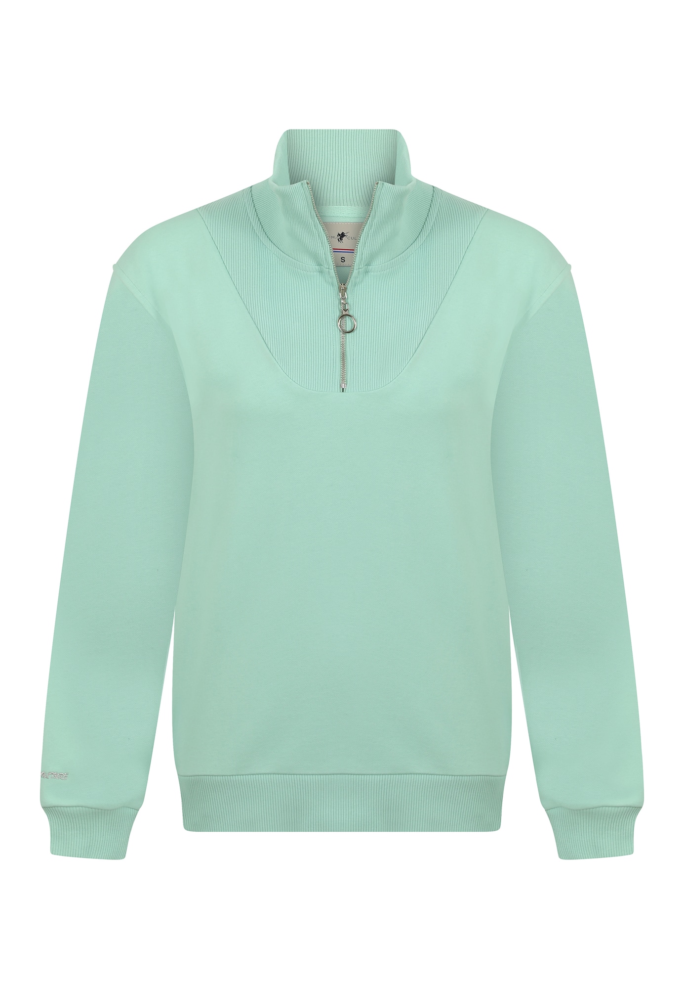 DENIM CULTURE Mikina 'Tatiana' mátová