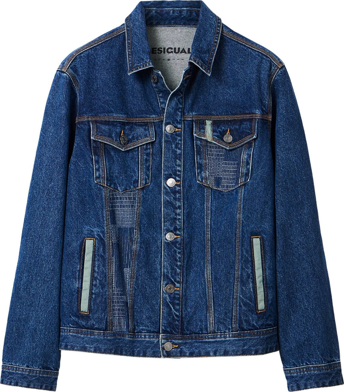 Desigual Přechodná bunda 'YUMALAY' modrá džínovina