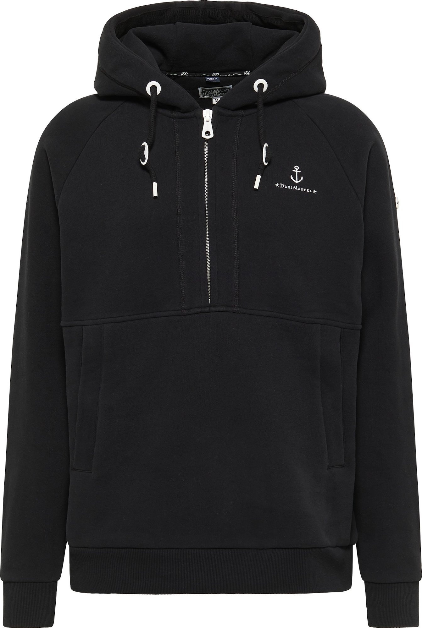 DreiMaster Maritim Mikina černá / bílá