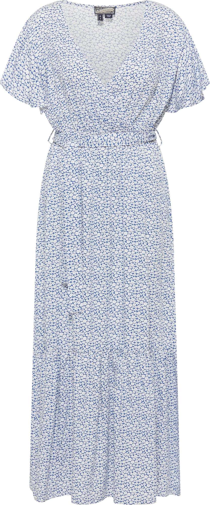 DreiMaster Vintage Letní šaty modrá / bílá