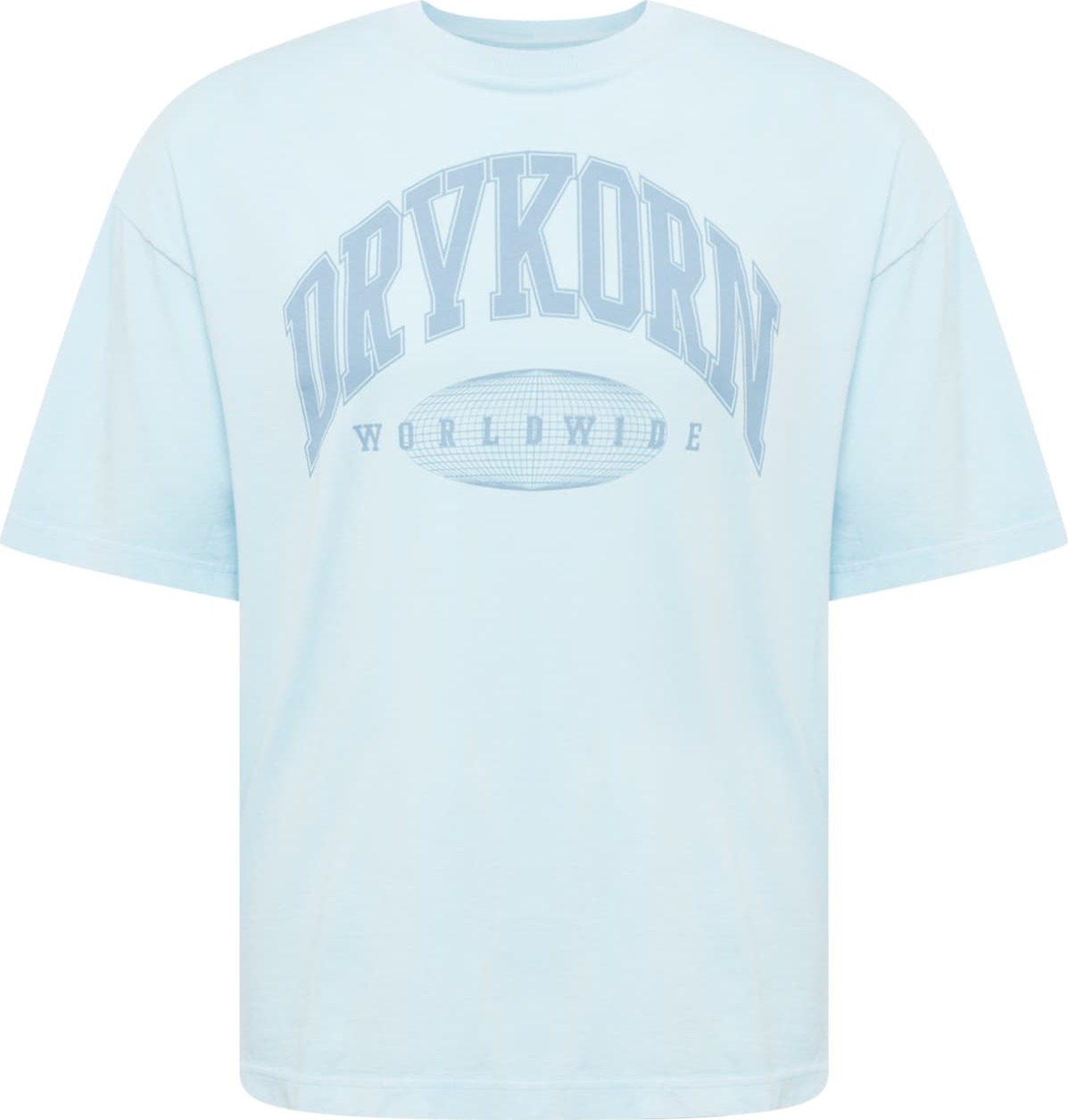 DRYKORN Tričko 'HUNT' kouřově modrá / azurová