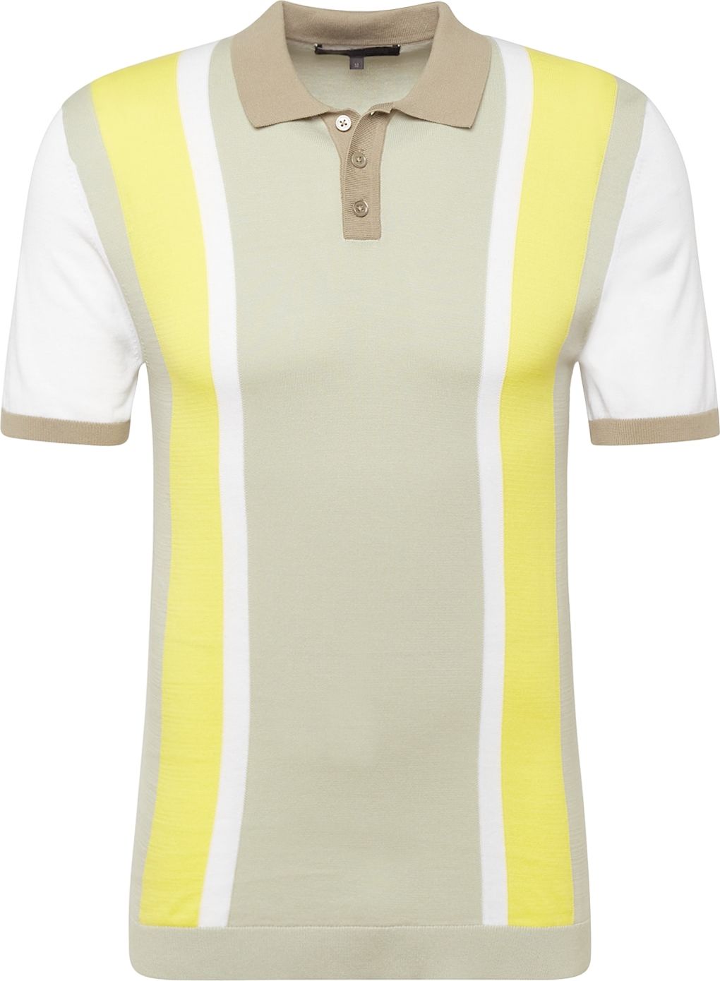 DRYKORN Tričko 'Triton' žlutá / khaki / jablko / bílá