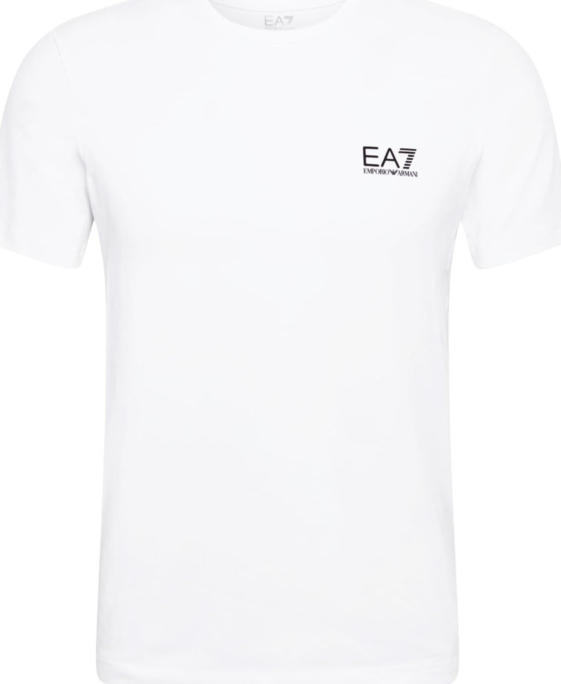 EA7 Emporio Armani Tričko černá / bílá