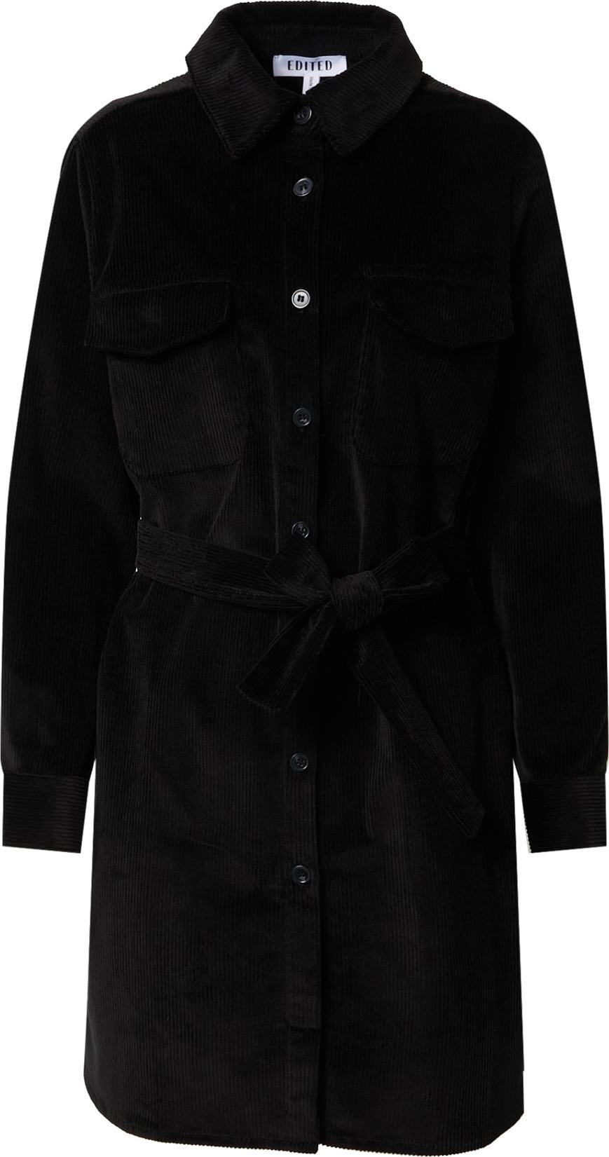 EDITED Košilové šaty 'Annabel' černá