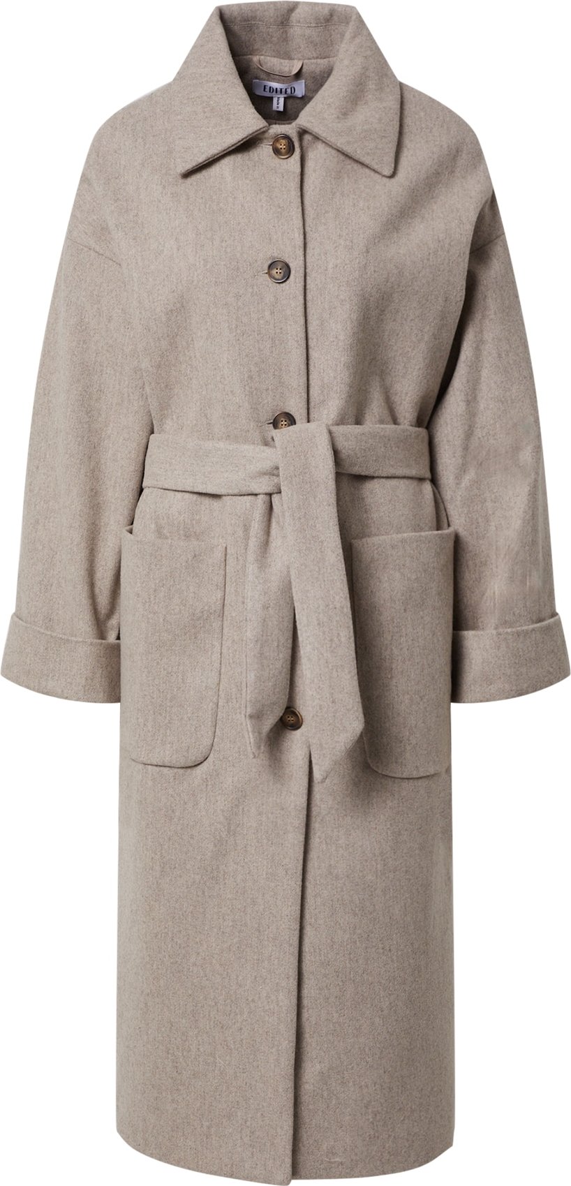 EDITED Přechodný kabát 'Tosca' béžový melír