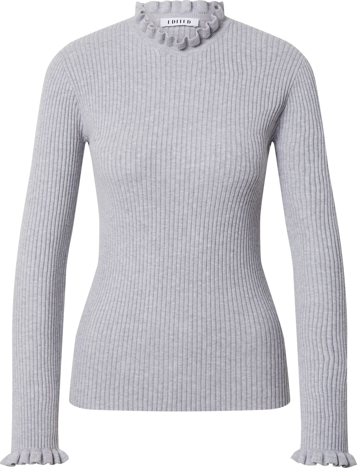 EDITED Svetr 'Abela' šedá / šedý melír