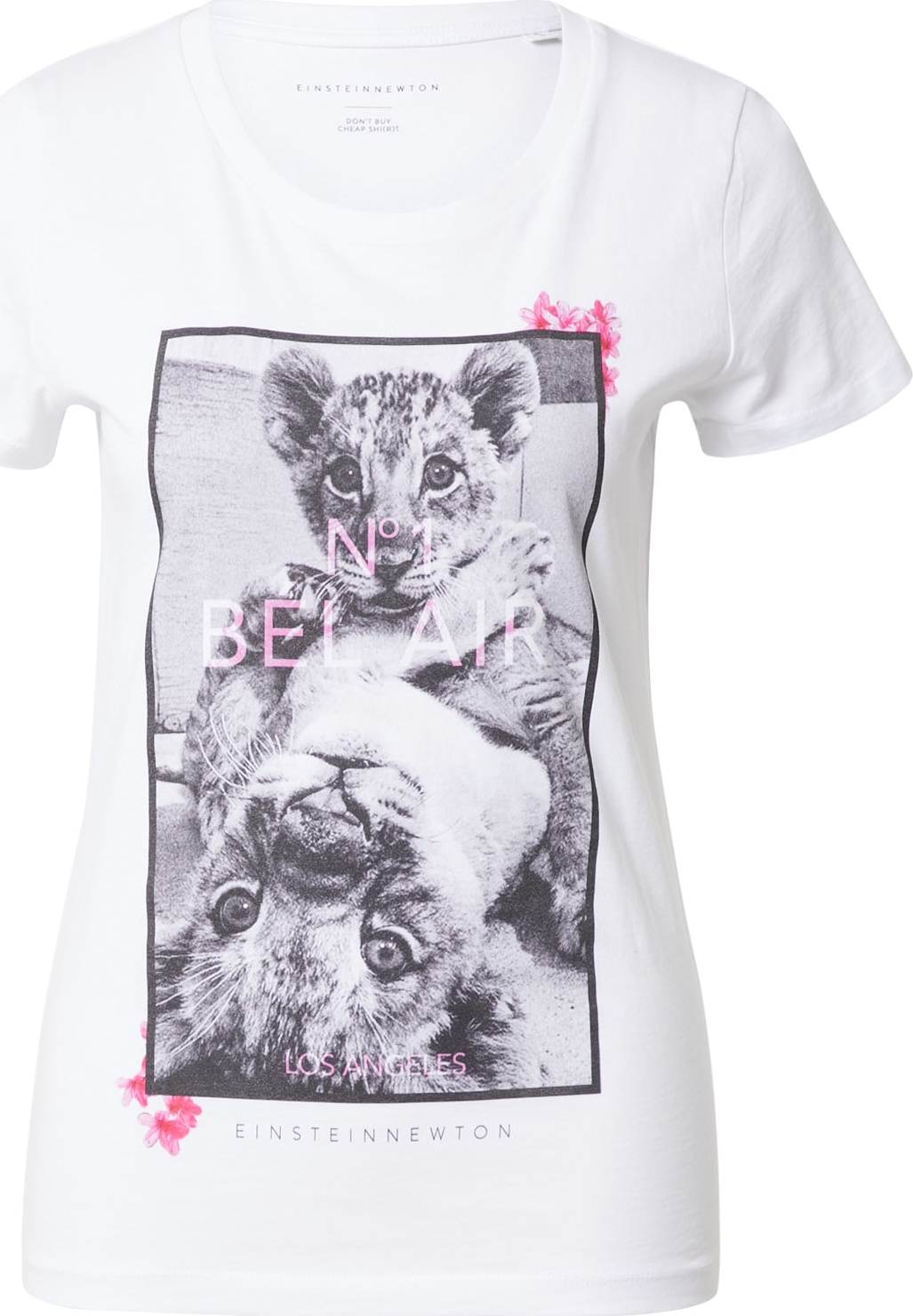 EINSTEIN & NEWTON Tričko pink / černá / bílá