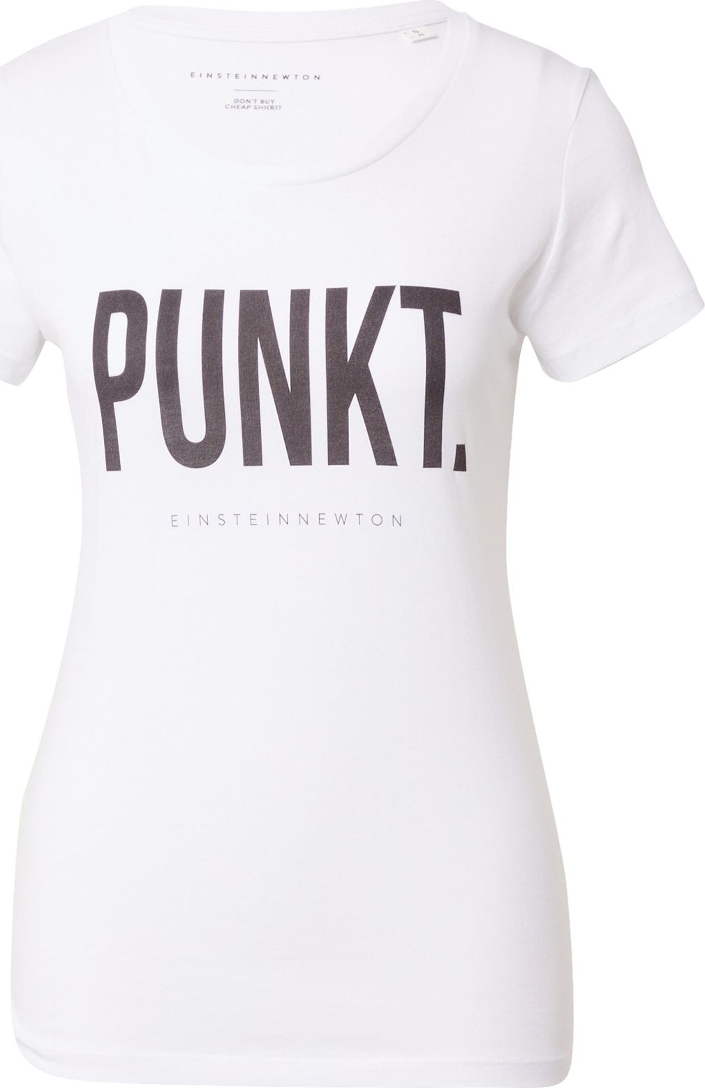 EINSTEIN & NEWTON Tričko 'Punkt' černá / bílá