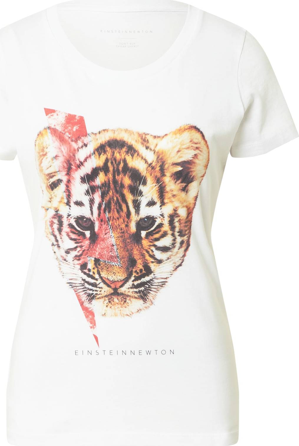 EINSTEIN & NEWTON Tričko 'Tigerzzard' mix barev / bílá