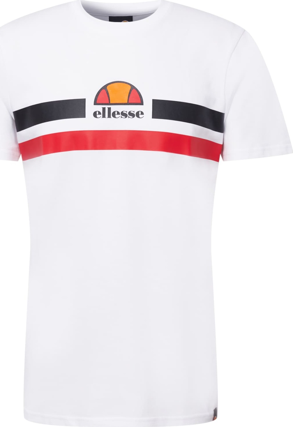 ELLESSE Tričko 'Aprel' noční modrá / oranžová / červená / bílá