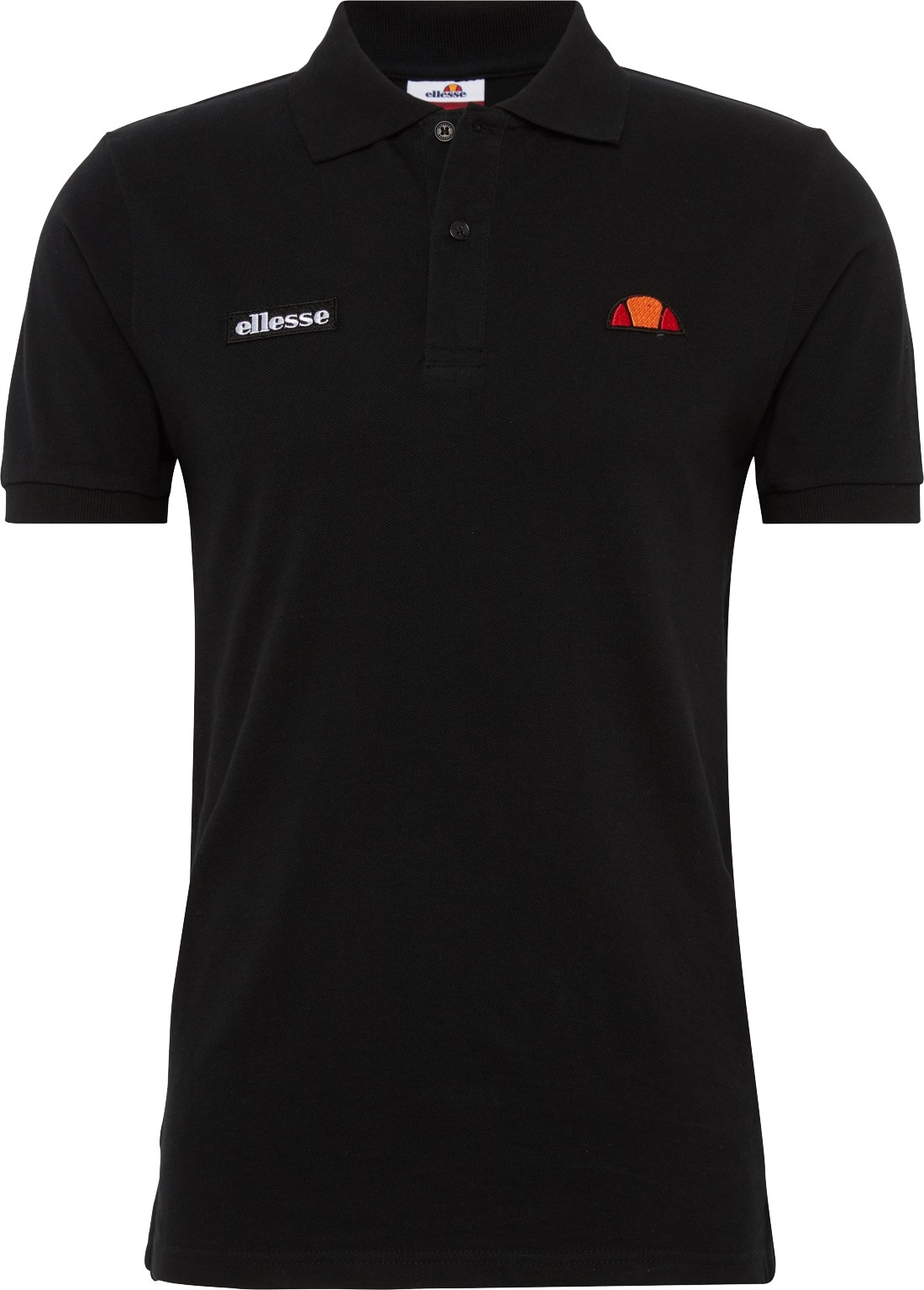 ELLESSE Tričko 'MONTURA' mandarinkoná / grenadina / černá / bílá