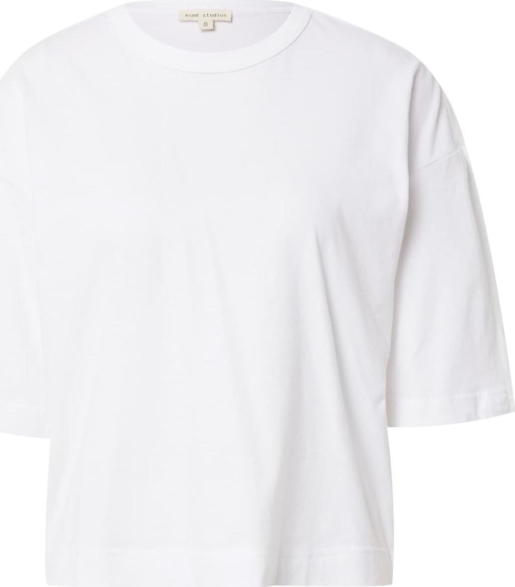 Esmé Studios Tričko 'Signe' bílá