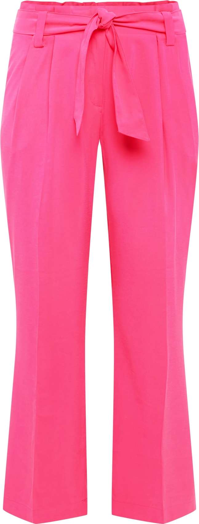 Esprit Curves Kalhoty se sklady v pase pink