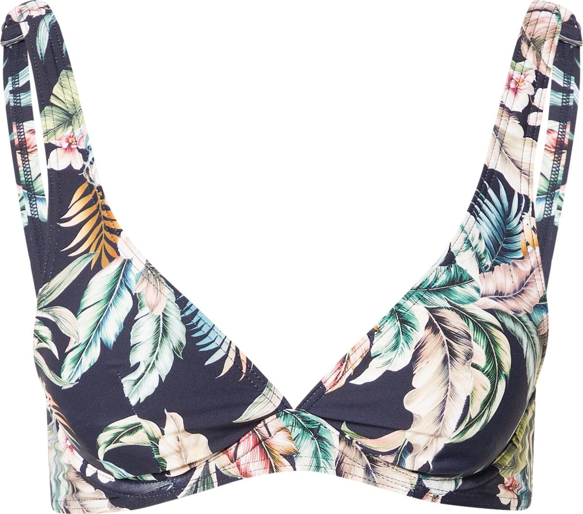 ESPRIT Horní díl plavek marine modrá / mix barev