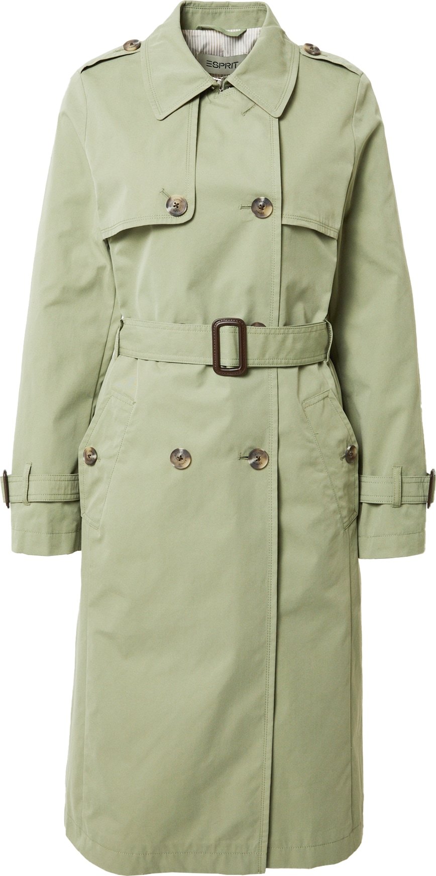 ESPRIT Přechodný kabát khaki