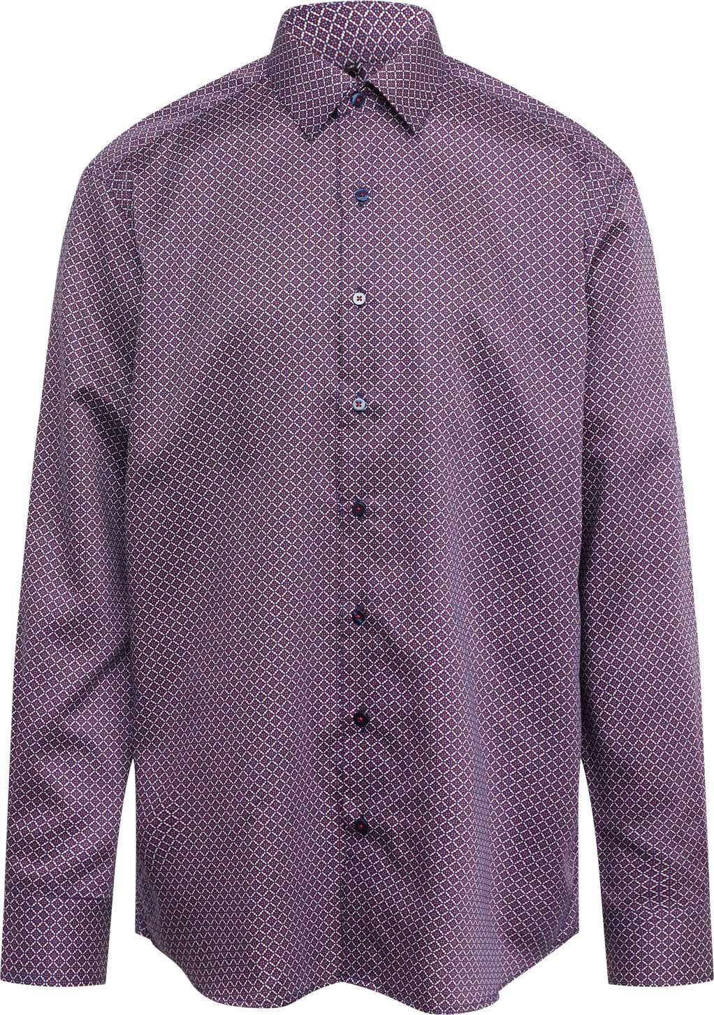 ETERNA Košile modrá / bobule / červená / bílá