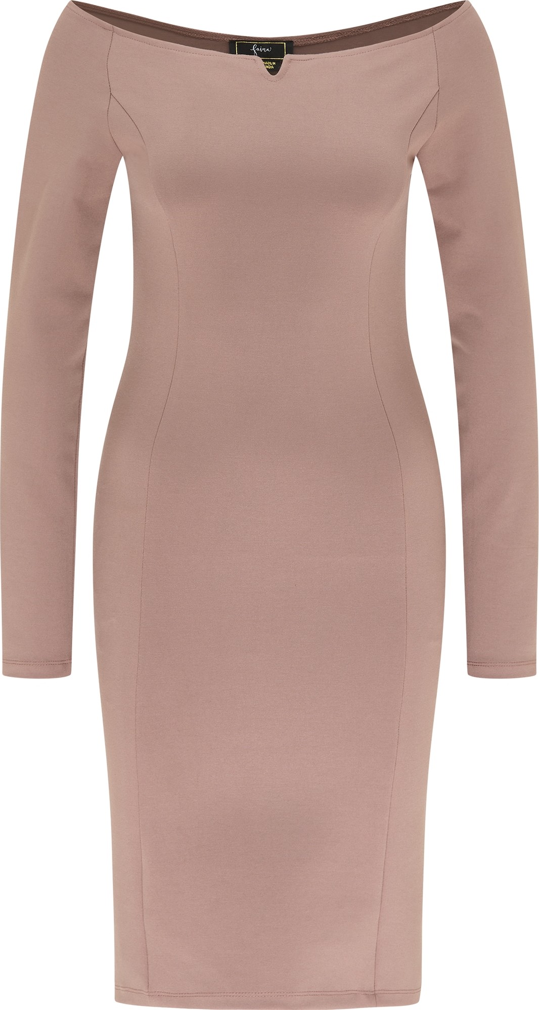 faina Šaty šedobéžová