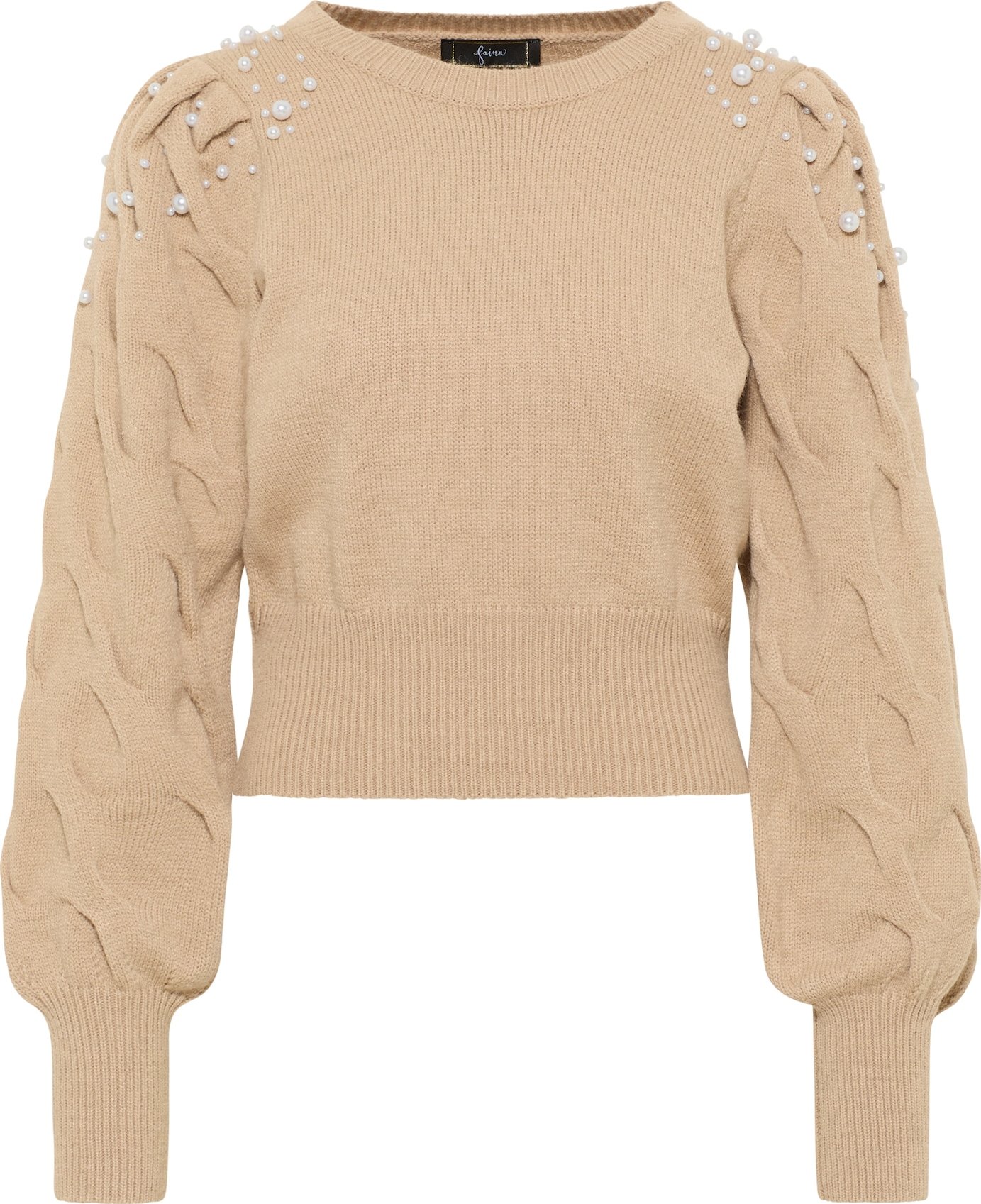 faina Svetr tmavě béžová