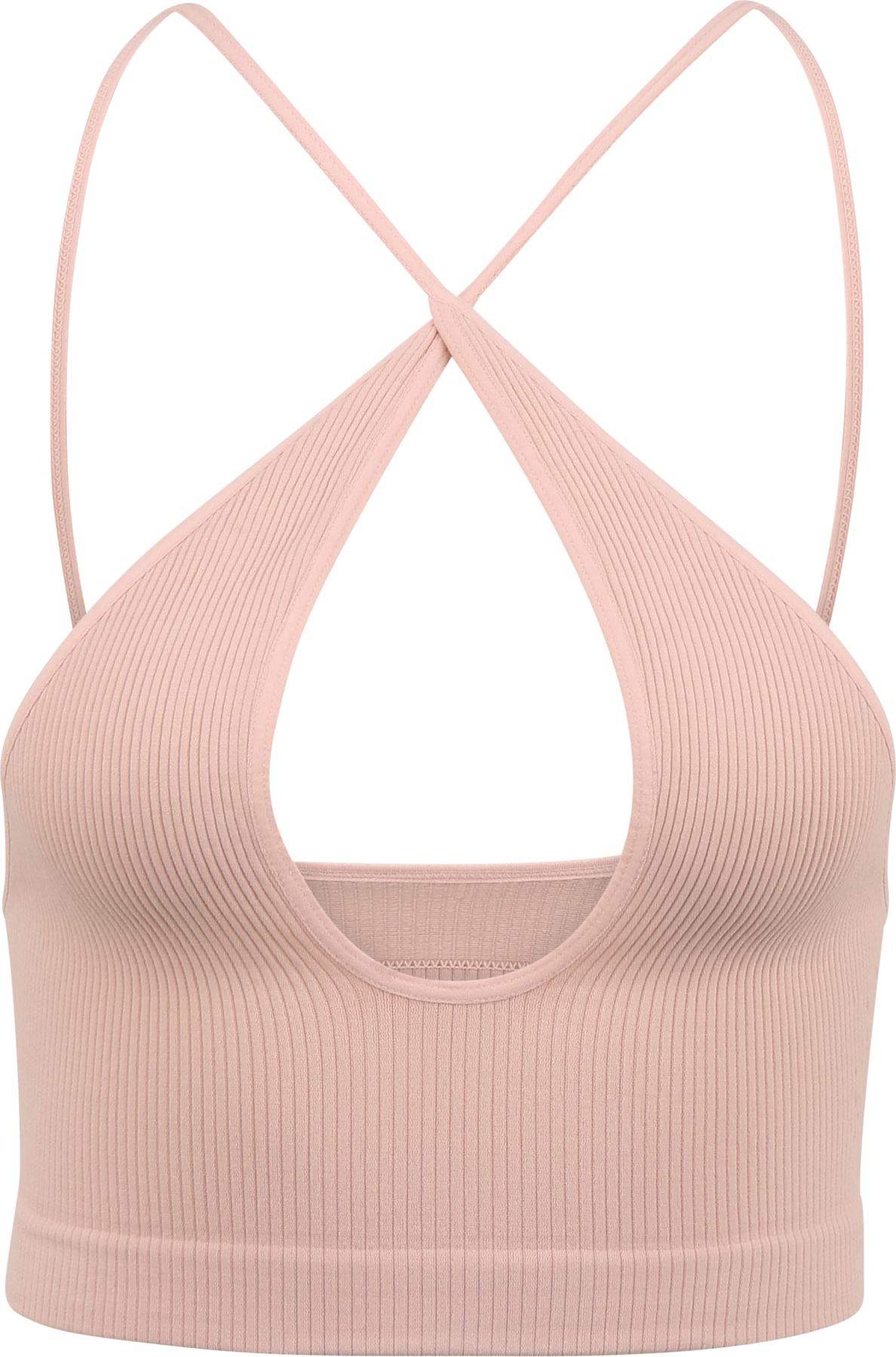 Free People Podprsenka starorůžová