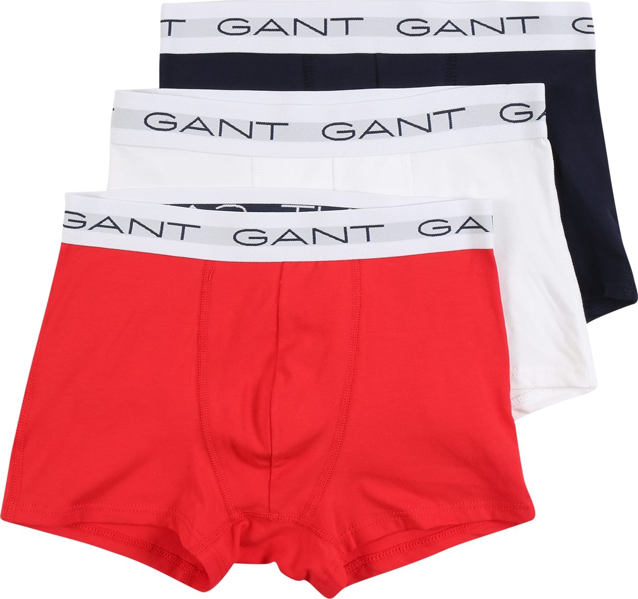 GANT Spodní prádlo námořnická modř / světle šedá / červená / bílá