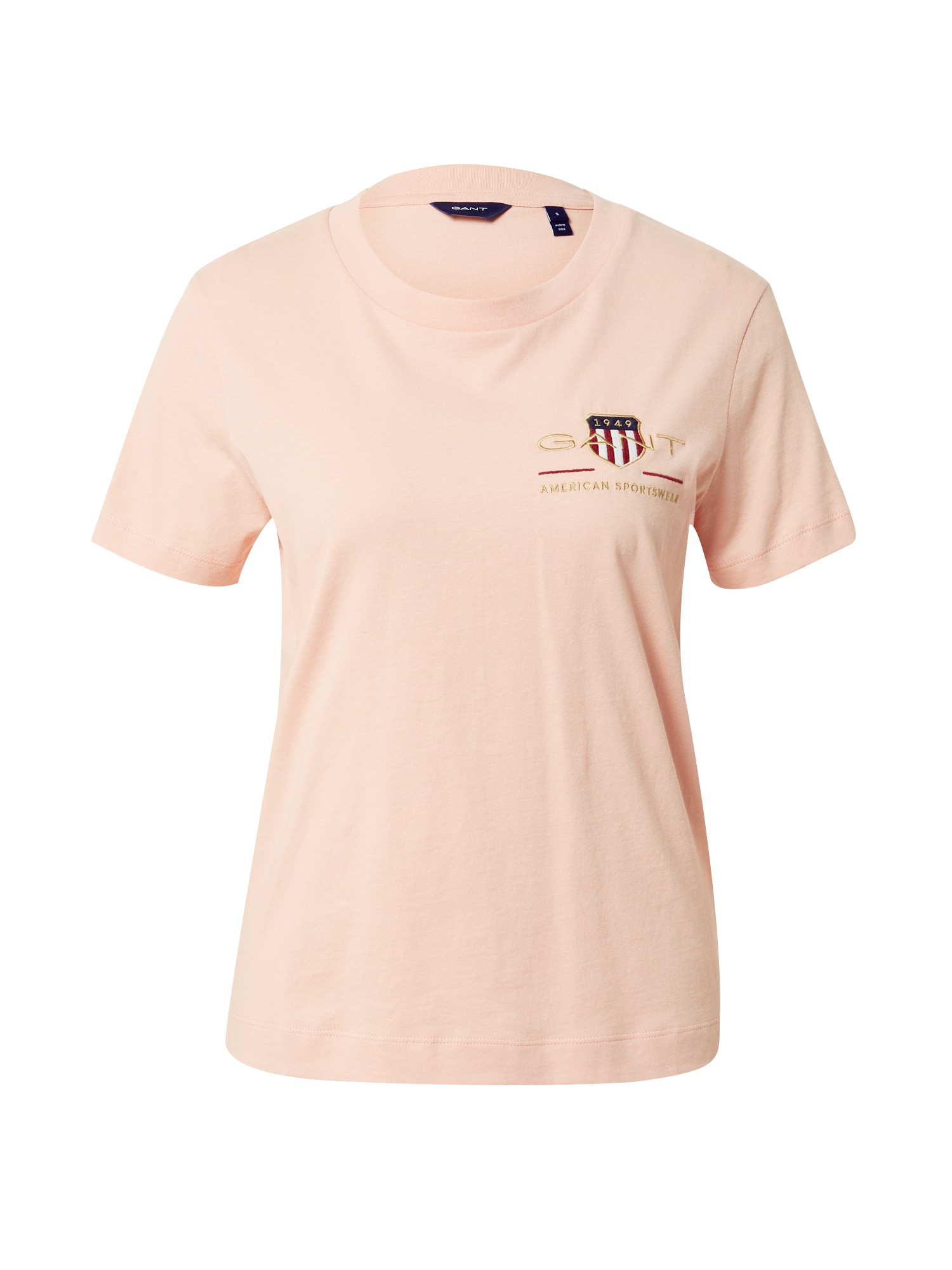 GANT Tričko 'ARCHIVE SHIELD' zlatě žlutá / broskvová / červená / bílá