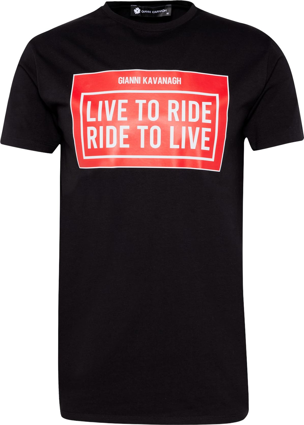 Gianni Kavanagh Tričko 'Ride' červená / černá / bílá