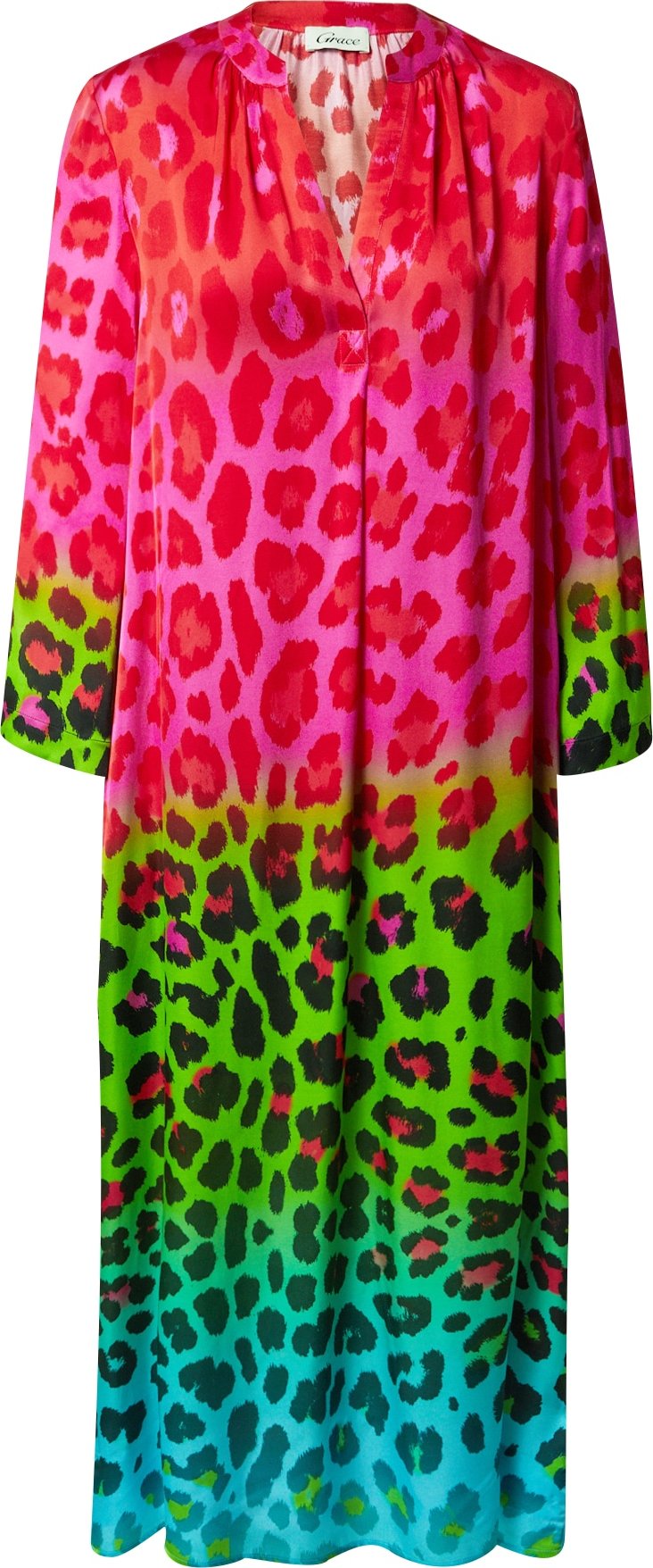 Grace Šaty modrá / zelená / pink