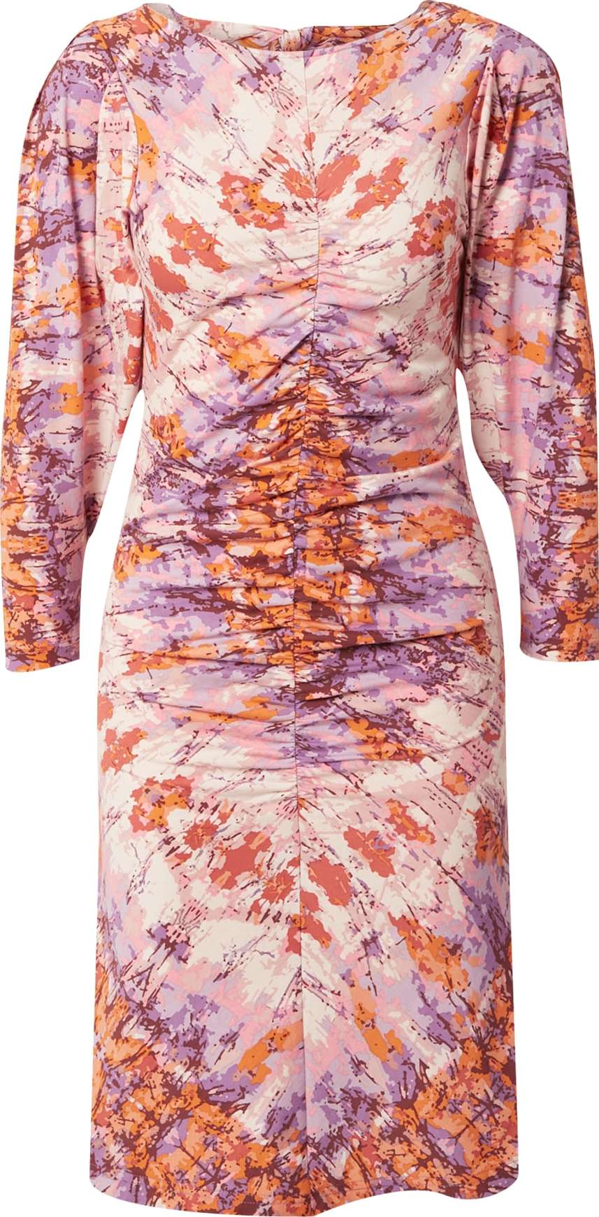 Hofmann Copenhagen Šaty 'Erica' fialová / oranžová / růžová / bílá