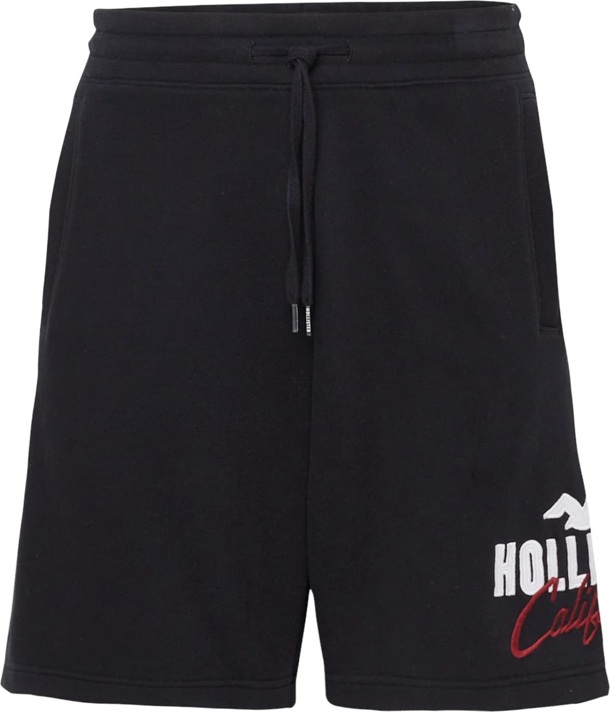 HOLLISTER Kalhoty červená / černá / bílá