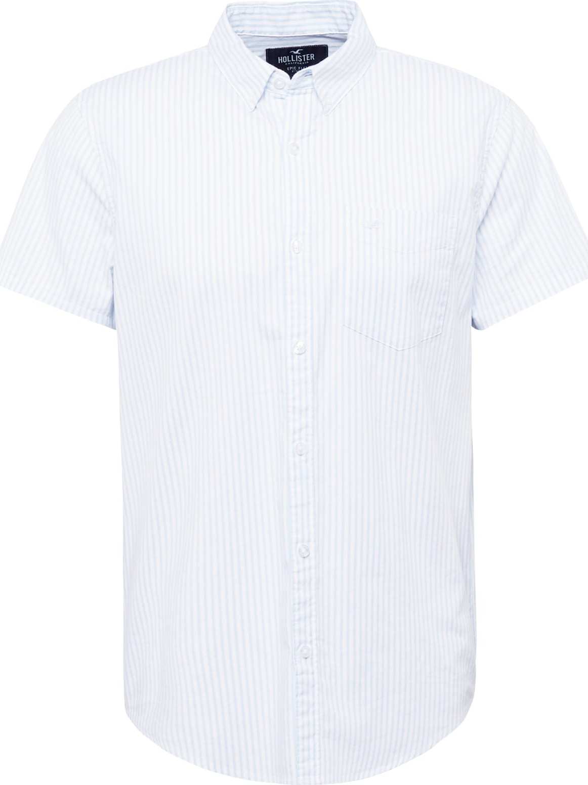 HOLLISTER Košile světlemodrá / bílá