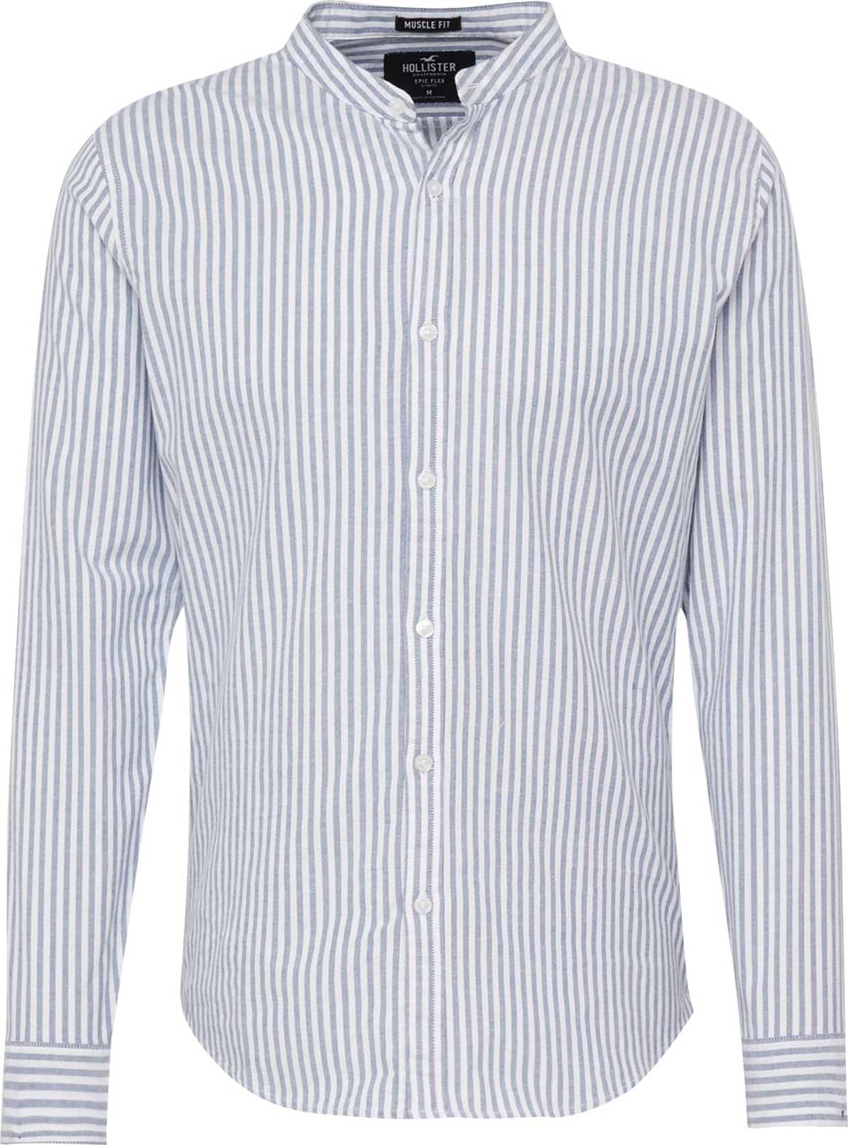 HOLLISTER Košile světlemodrá / bílá