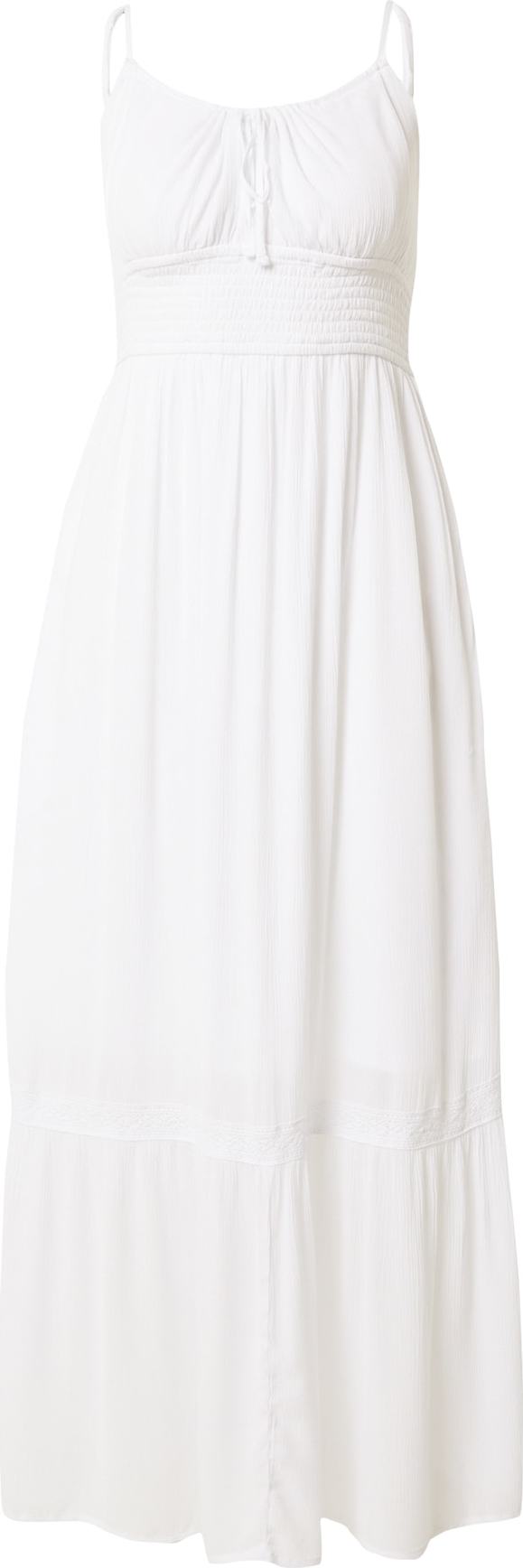 HOLLISTER Letní šaty bílá