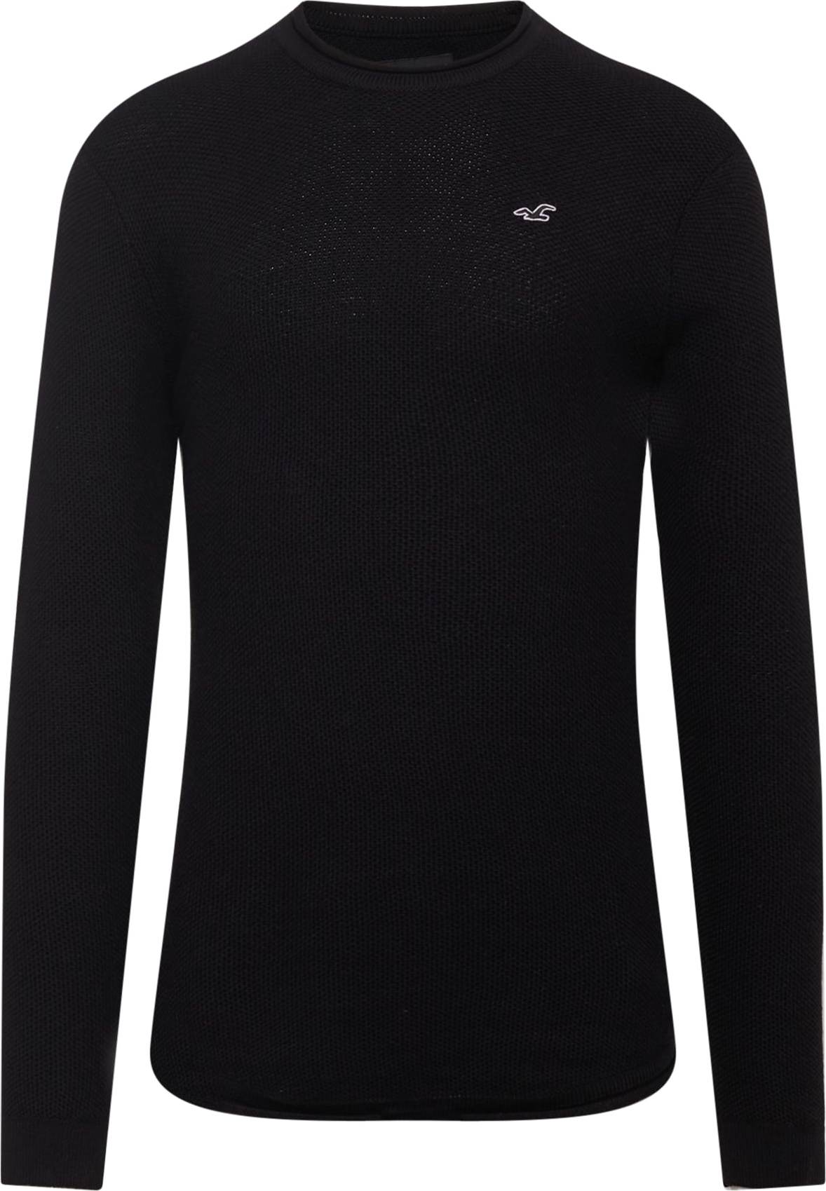 HOLLISTER Svetr černá / bílá