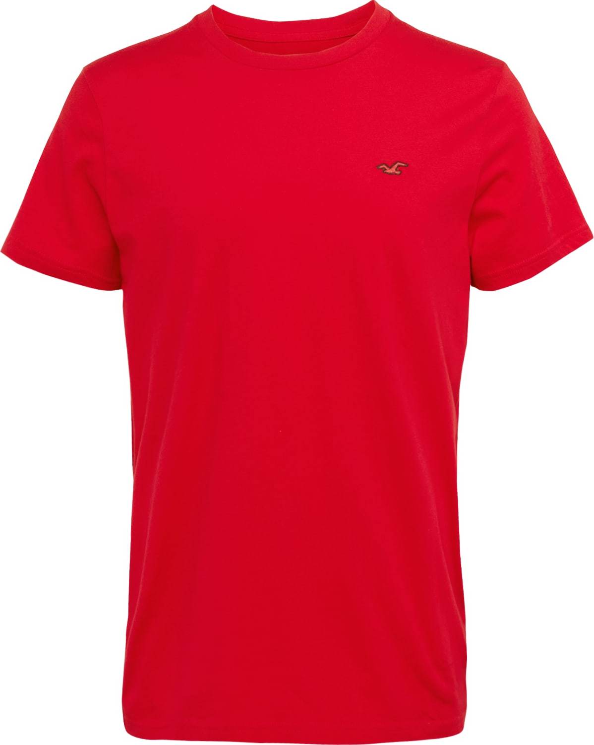 HOLLISTER Tričko červená / černá