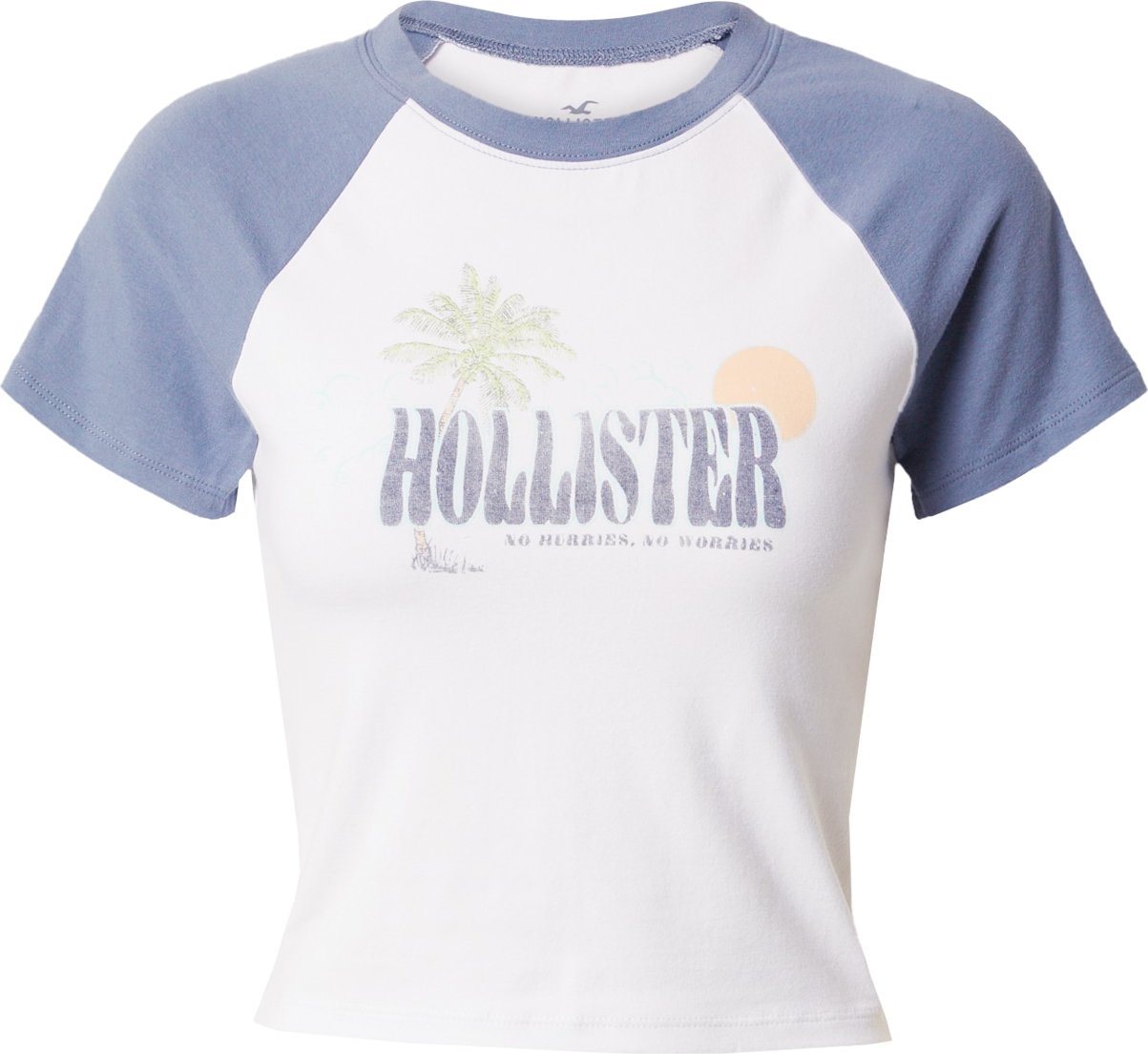 HOLLISTER Tričko světle zelená / lenvandulová / broskvová / bílá