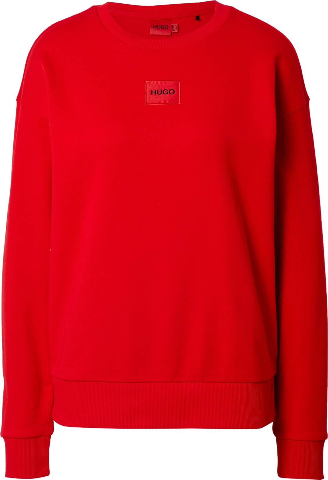 HUGO Mikina 'Nakira' světle červená / černá