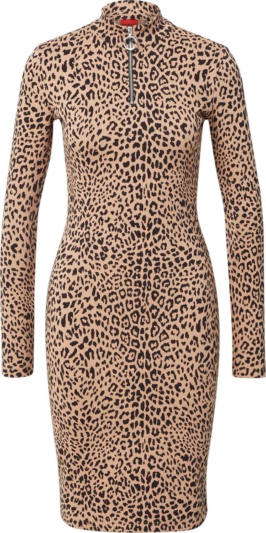 HUGO Šaty 'Ninky' béžová / černá