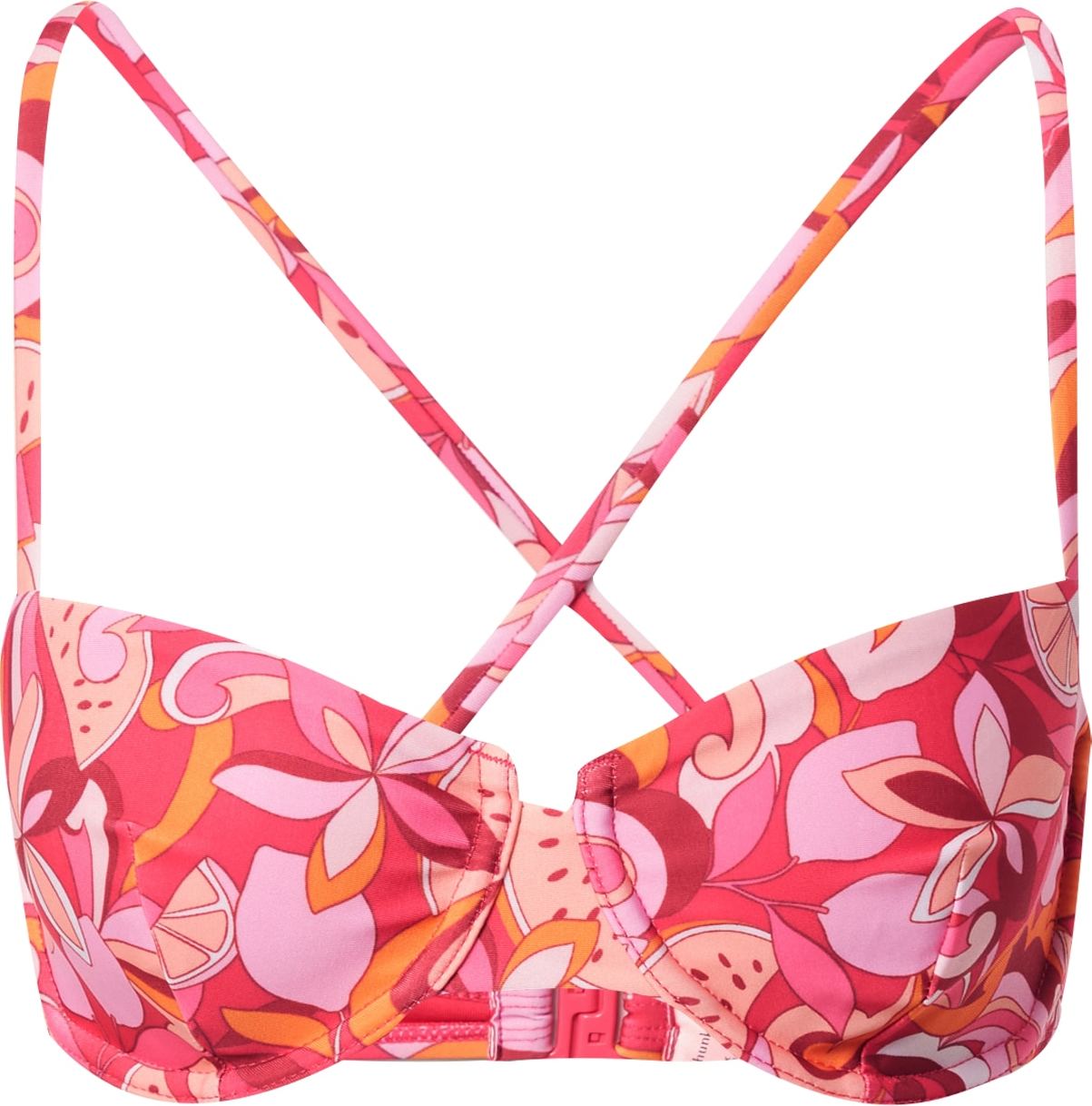 Hunkemöller Horní díl plavek 'Miami' pink / růžová / červená