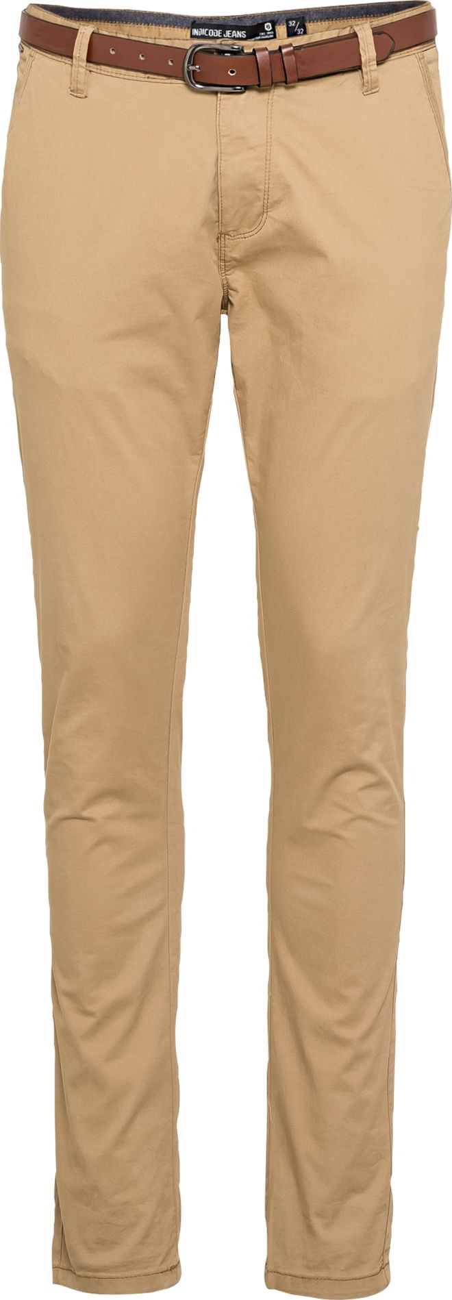 INDICODE JEANS Chino kalhoty 'GOWER' béžová