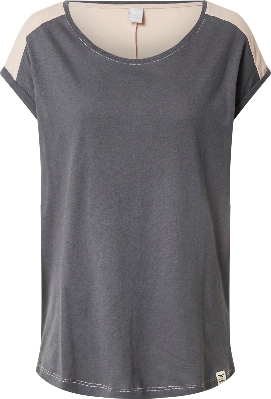 Iriedaily Tričko krémová / šedá