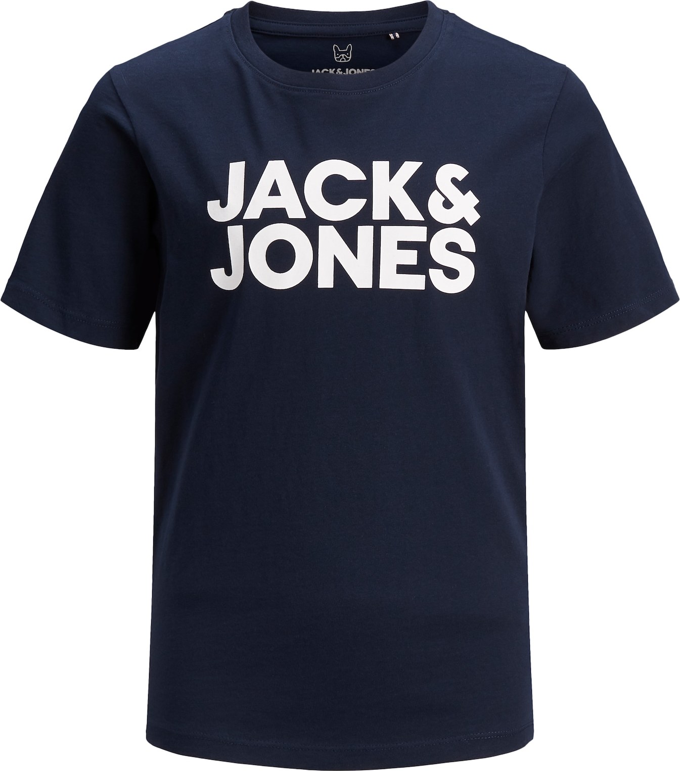 Jack & Jones Junior Tričko 'Ecorp' námořnická modř / přírodní bílá