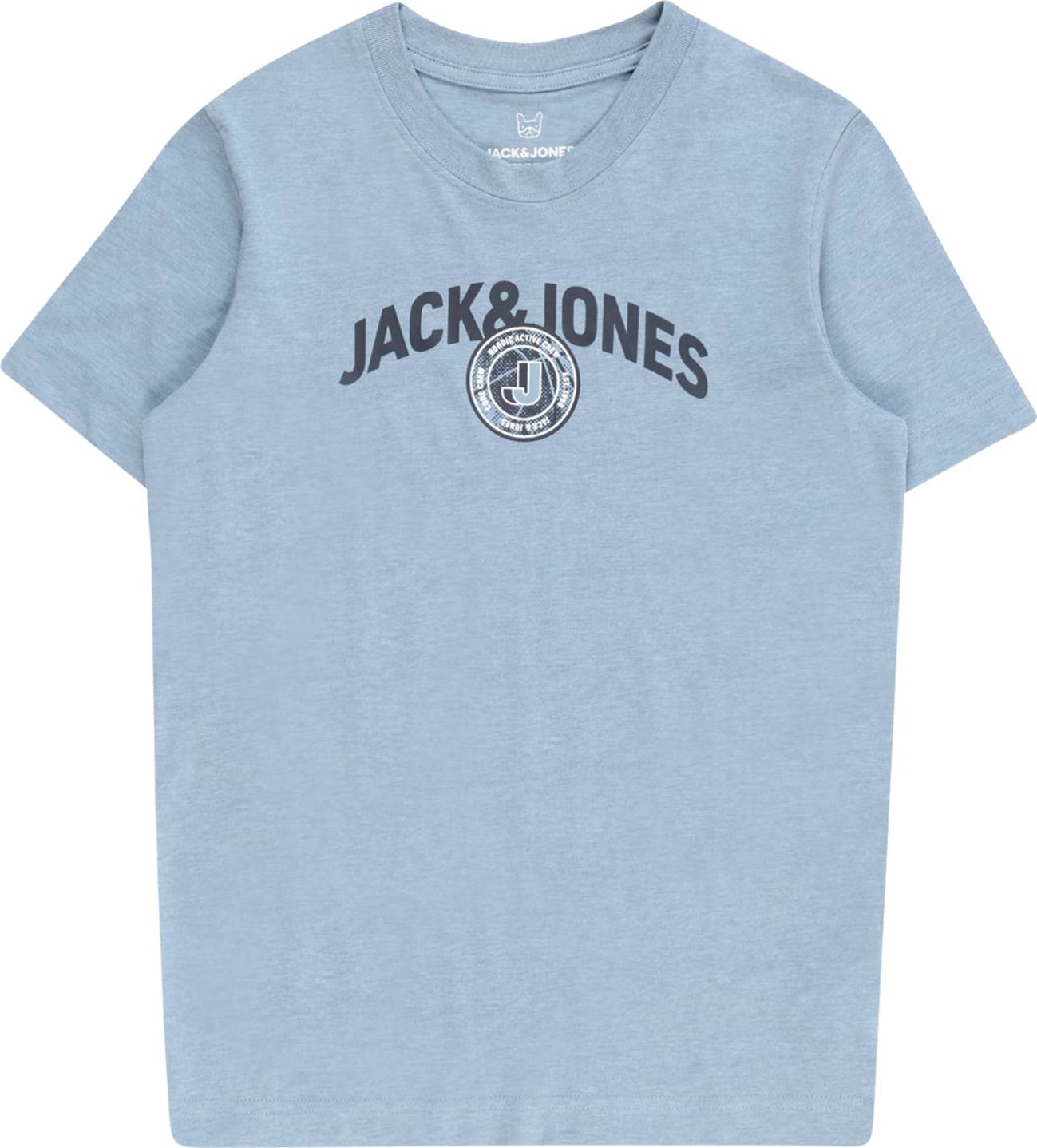 Jack & Jones Junior Tričko 'OUNCE' kouřově modrá / noční modrá / bílá