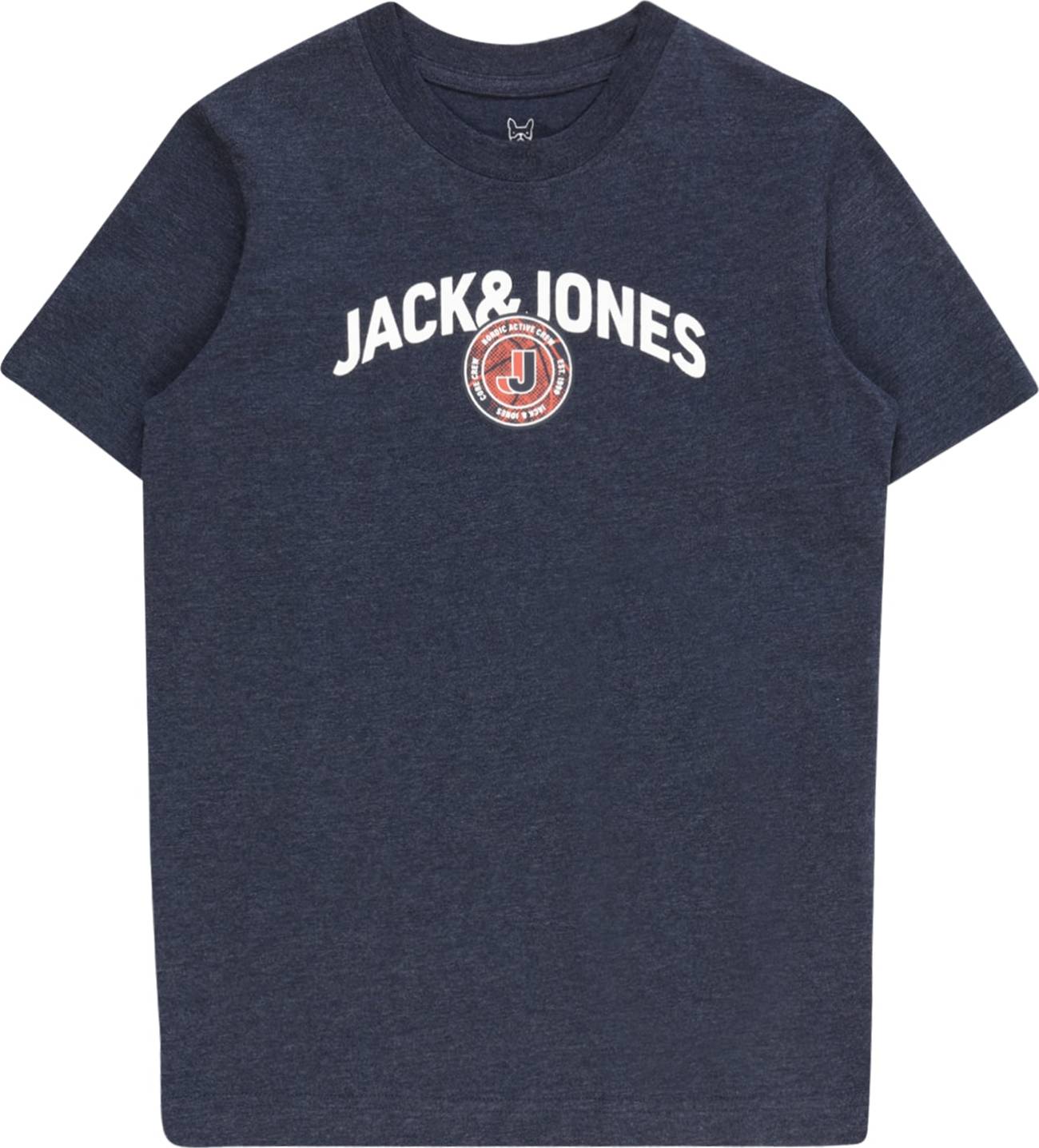 Jack & Jones Junior Tričko 'OUNCE' námořnická modř / světle červená / bílá