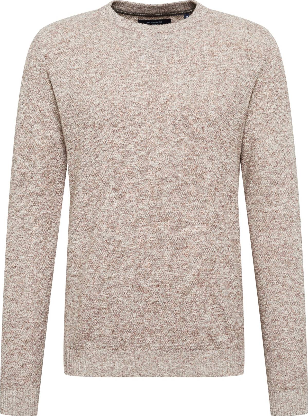 JACK & JONES Svetr 'Tyler' hnědý melír