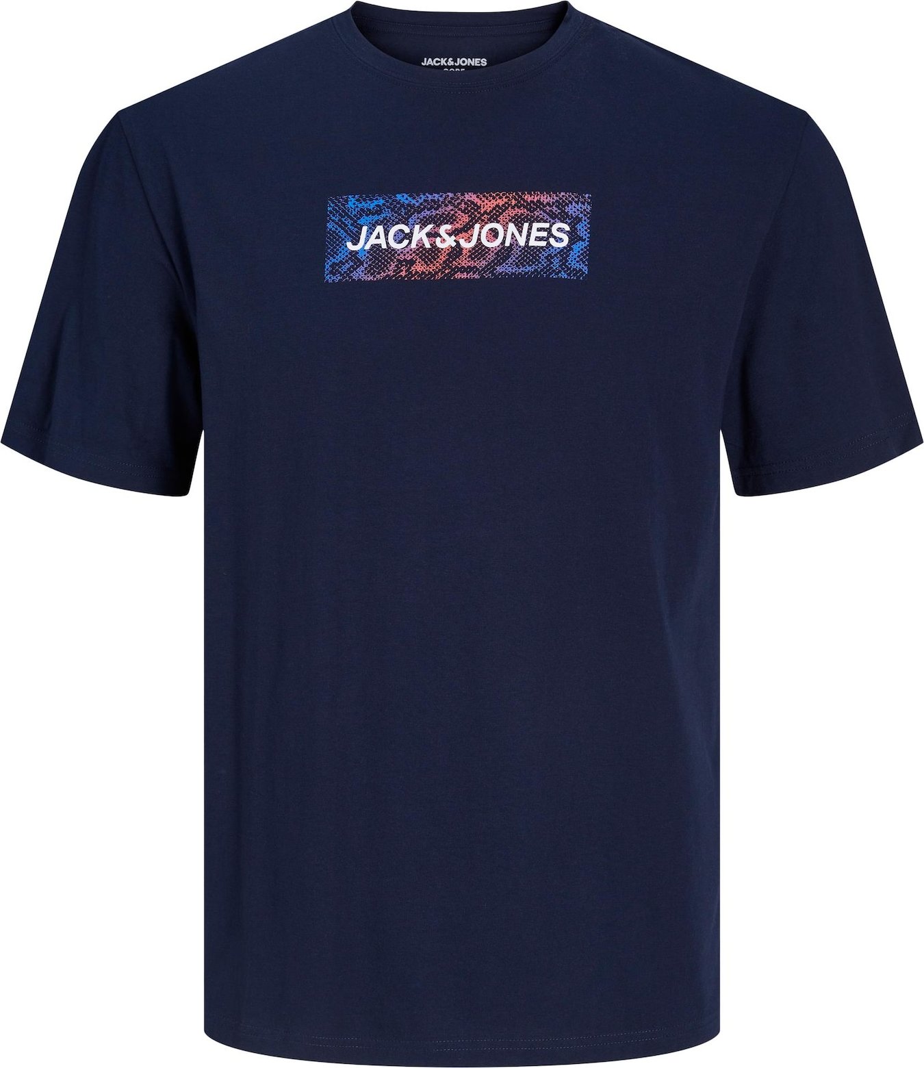 JACK & JONES Tričko námořnická modř / mix barev