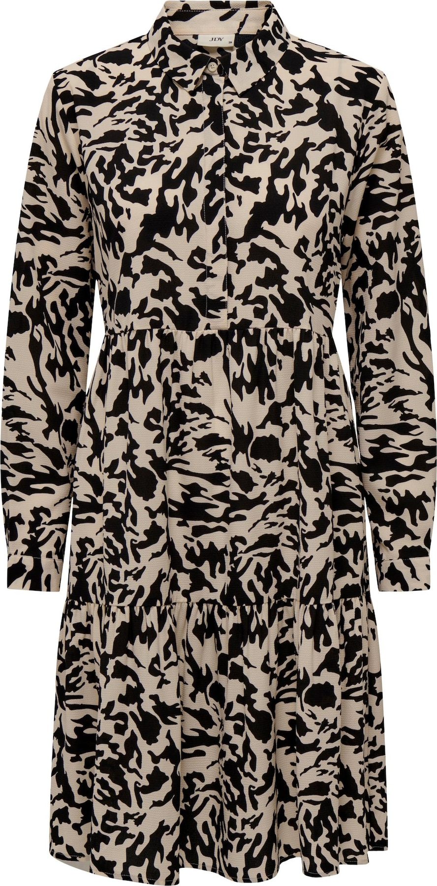 JDY Košilové šaty 'NEWPIPER' béžová / černá