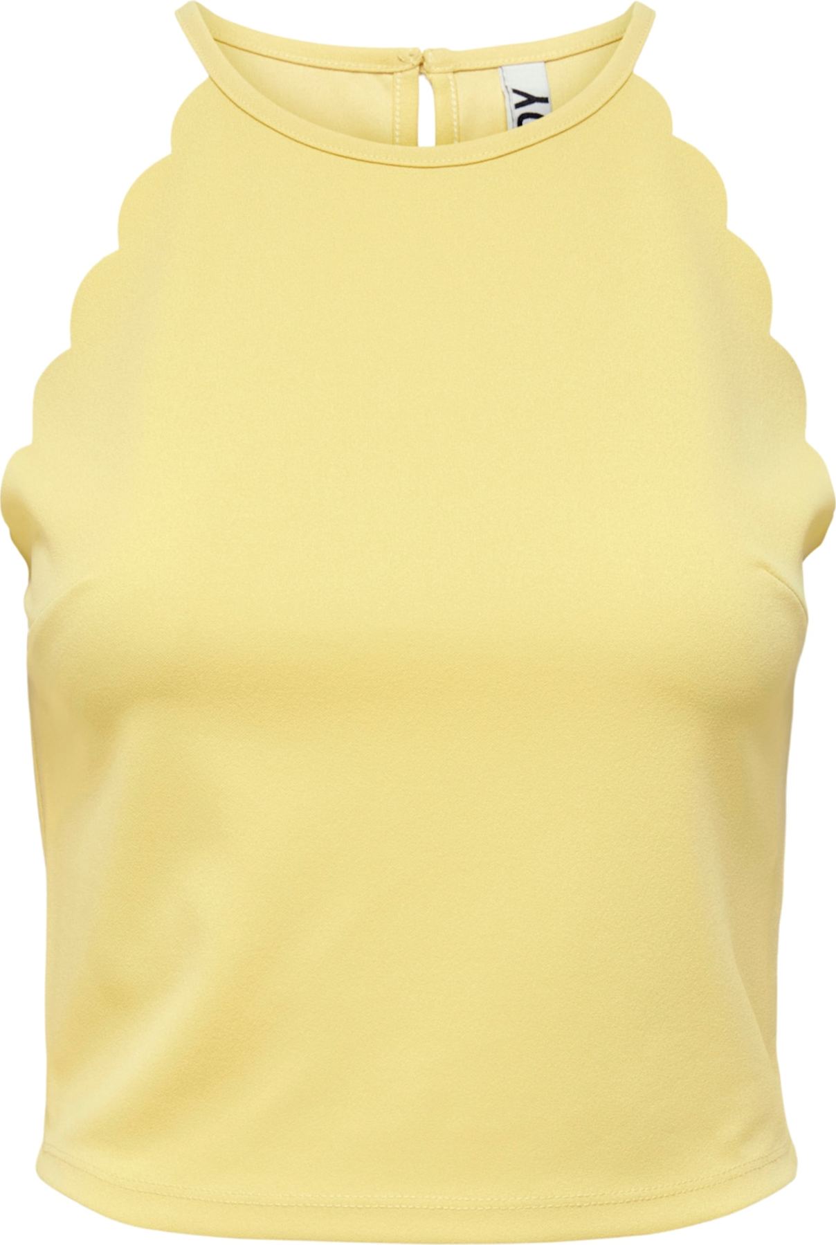 JDY Tričko 'DITTE' žlutá