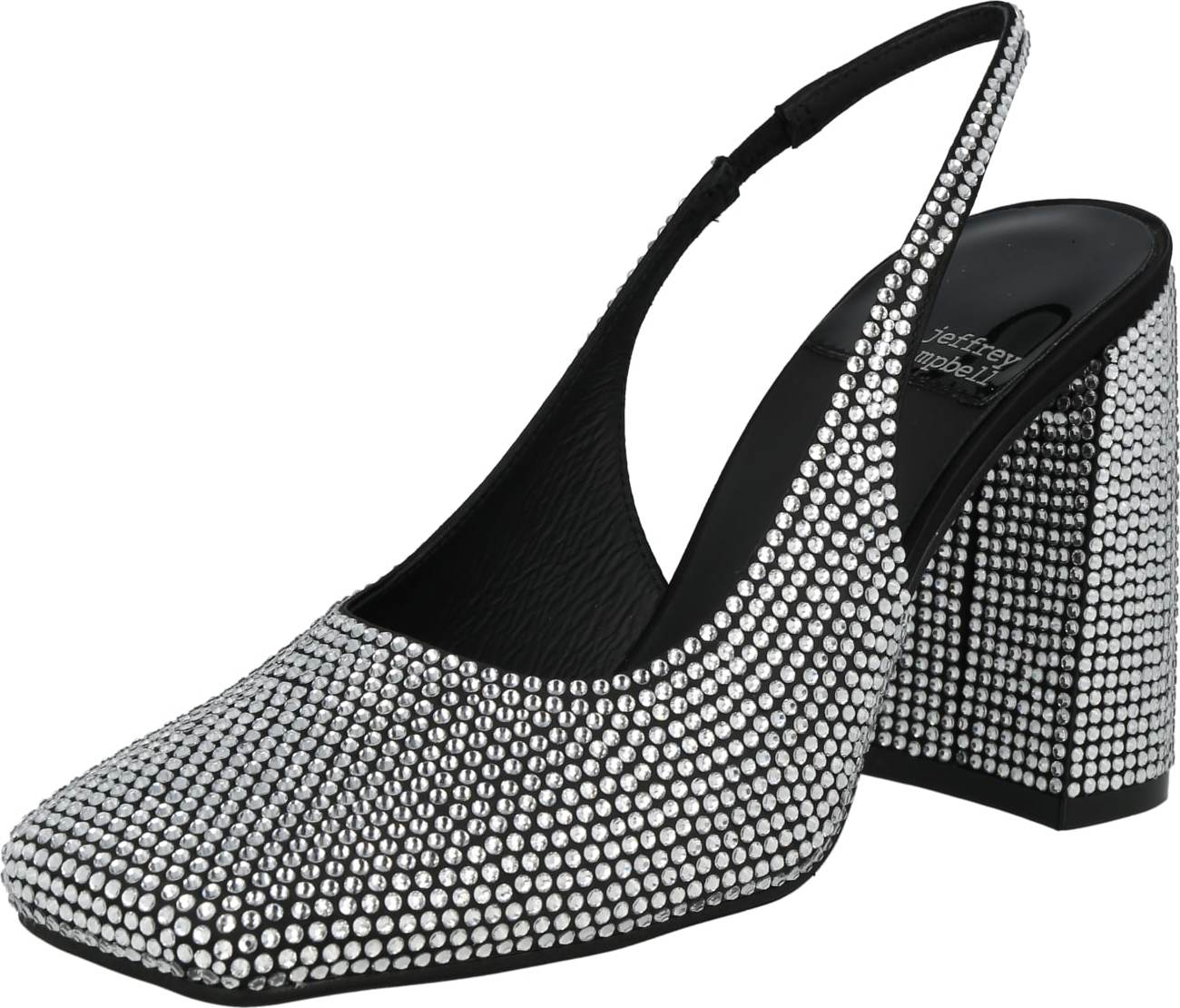 Jeffrey Campbell Lodičky 'BLING BLING' černá / bílá