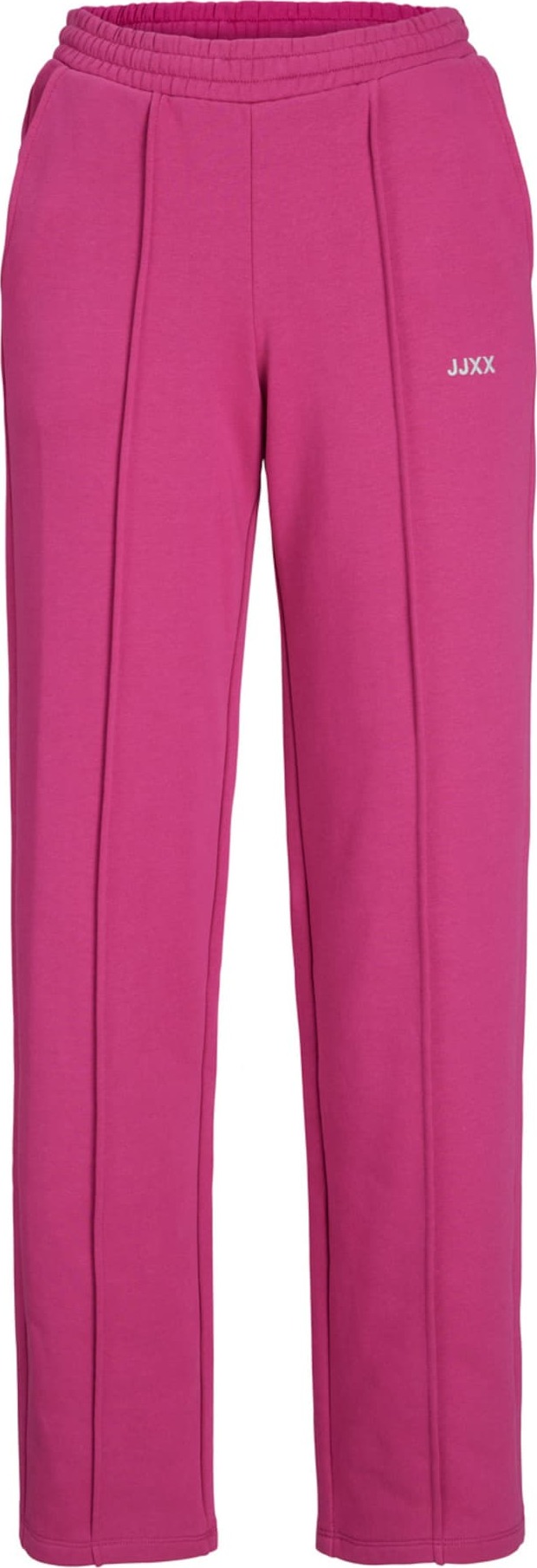 JJXX Kalhoty s puky 'Camilla' pink / bílá
